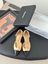 HIGH HEELS WAIST CUTTING IN BROWN BEIGE MIX BLACK CALFSKIN